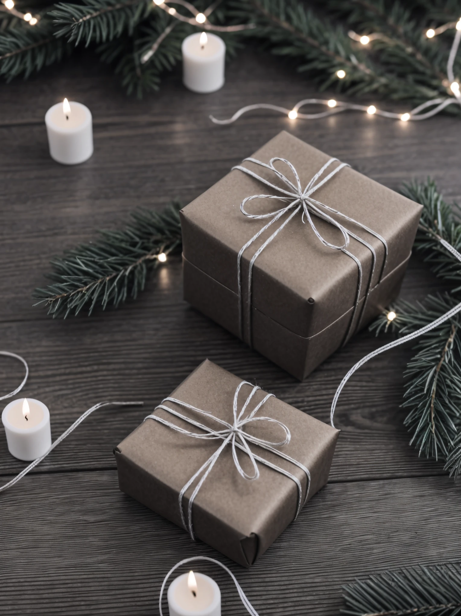 (best quality,4k,8k,highres,masterpiece:1.2),ultra-detailed,realistic,gifts,table,Christmas tree,decorations,wrapping ,bows,ribbon,presents,holiday spirit,vibrant colors,warm lighting,cozy atmosphere,toys,cards,candles,snowflakes,joyful,celebration,exquisite details,exciting surprises,shiny ornaments,sparkling tinsel,beautifully wrapped,excited children,anticipation,festive mood,magical ambiance,delightful moment,wonderful memories,family gathering,cheerful faces,Christmas magic,extravagant,abundance of presents,HDR,UHD,studio lighting,ultra-fine painting,sharp focus,physically-based rendering,professional,vivid colors,bokeh.