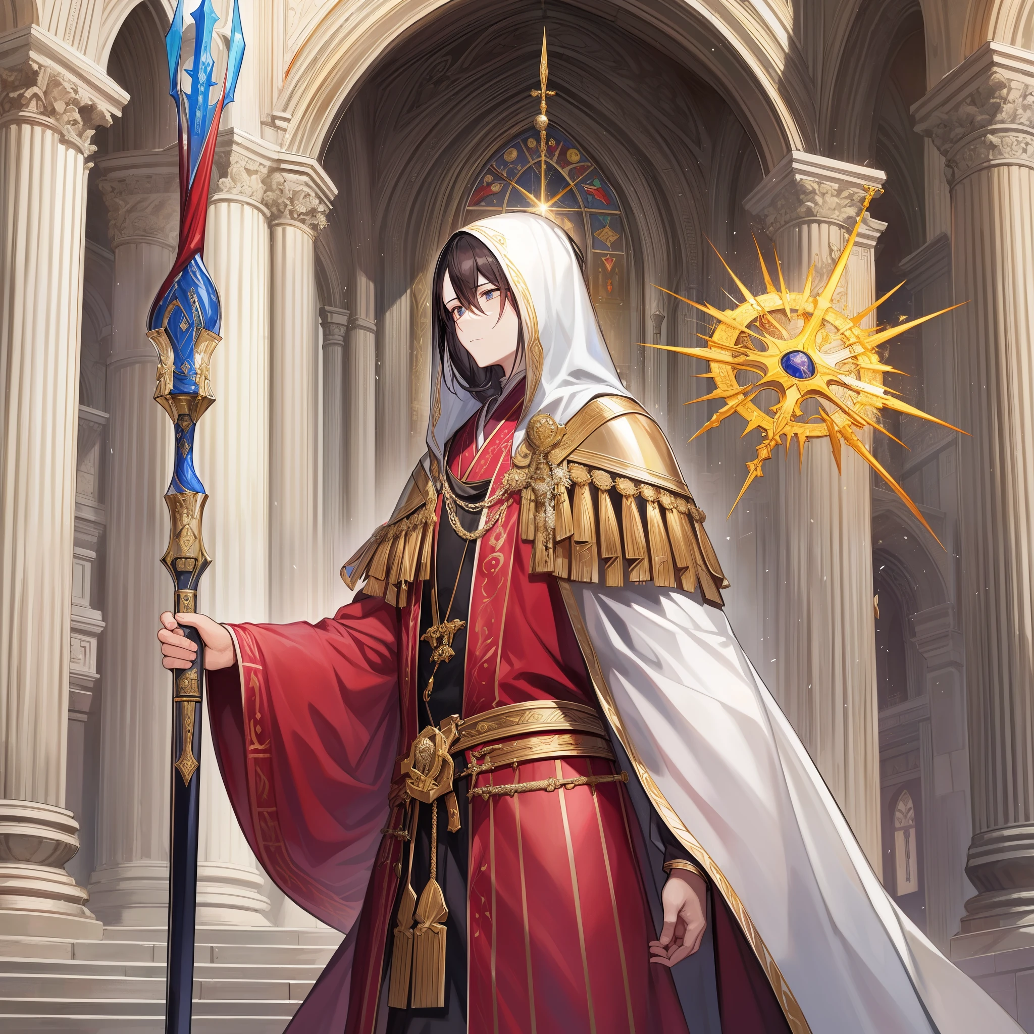 masutepiece、top-quality、detaileds、new testament、Spear of Longinus、Jesus、A spear said to have been made by Tubal-Cain, a blacksmith with the blood of Cain, from metal that fell from the sky.。 When Jesus was crucified, he poked him in the side to see if he was really dead.、At that time it became a holy relic.。 When he stabbed Jesus in the side、It is said that this spear that never chipped has chipped.。 It is said that the person who stabbed Jesus was a Roman soldier named Longinus.、There are various theories。 The relics are preserved in the Basilica of St. Augustine in Rome.、There are many other spears with the same name.、No one knows which one is real。（「Jesus must have had a hard time because he was stabbed so many times.」The editor has seen a post on the internet that suggested a diagonal solution, but it was probably some kind of joke.） 「Gives the owner the power to control the world」There is a tradition that、There was an episode where Hitler frantically searched for him.、Others々giving glory and destruction to those who are。 『The Arthurian Story』Ron&#39;s spear that appears in、In folklore, it may be equated with this spear.。 Also apart from that、Appears in Lord Balin&#39;s Tale and Lord Galahad&#39;s Quest for the Holy Grail.、He hurt the Fisher King and healed his wounds.。It&#39;s a complicated story, but、Lord Balin was the one who hurt him.、It was Sir Galahad who later healed it.。 In the story「Blood is always dripping、It won&#39;t stop until the final judgment」considered to be、「If you hurt someone with a spear, it becomes a wound that never heals and continues to torment the other person.」at the same time、「Dripping blood heals all wounds、The wounds made by this spear can only be healed with this blood.」is introduced as。 opera derived from the legend of King Arthur『parsifal』Parsifal(About Sir Percival)took it back from the magician Klingsor.、Recognized as Lord of the Holy Spear。The efficacy is the same as the anecdote of the Fisherman King.、When Klingsol threw it at Parsifal, it stopped right in front of him.、It is presumed that it cannot harm those chosen by the Holy Grail.。
