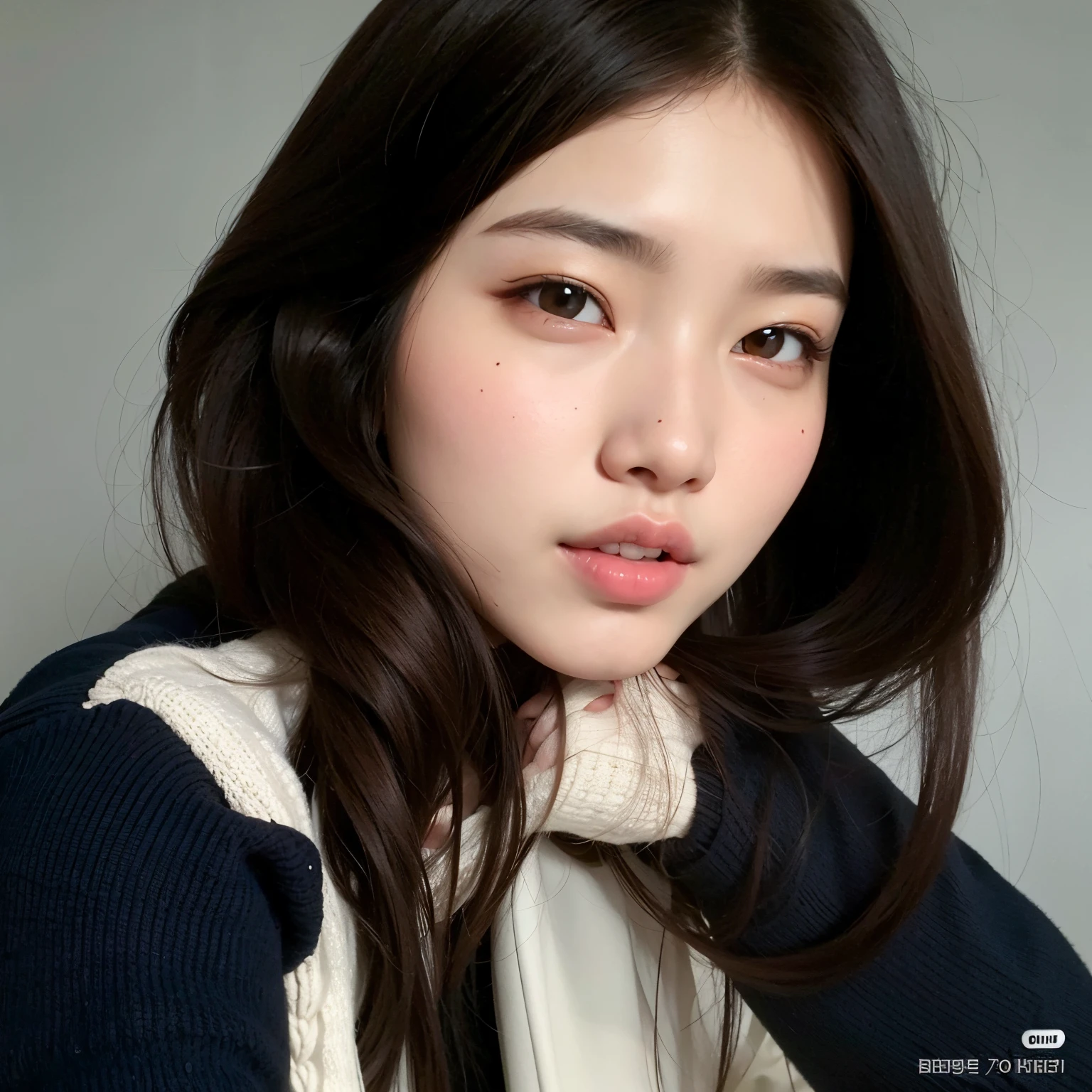 Arafed Asian woman with long dark hair and a white sweater, young adorable korean face, jennie blackpink, Bae Suzy, maquiagem sul-coreana popular, wan adorable korean face, Jaeyeon Nam, maquiagem coreana popular, linda mulher coreana jovem, mulher coreana jovem bonita, Mulher sul-coreana bonita, Lee Ji-eun, Lee Ji - Eun, Heonhwa Choe