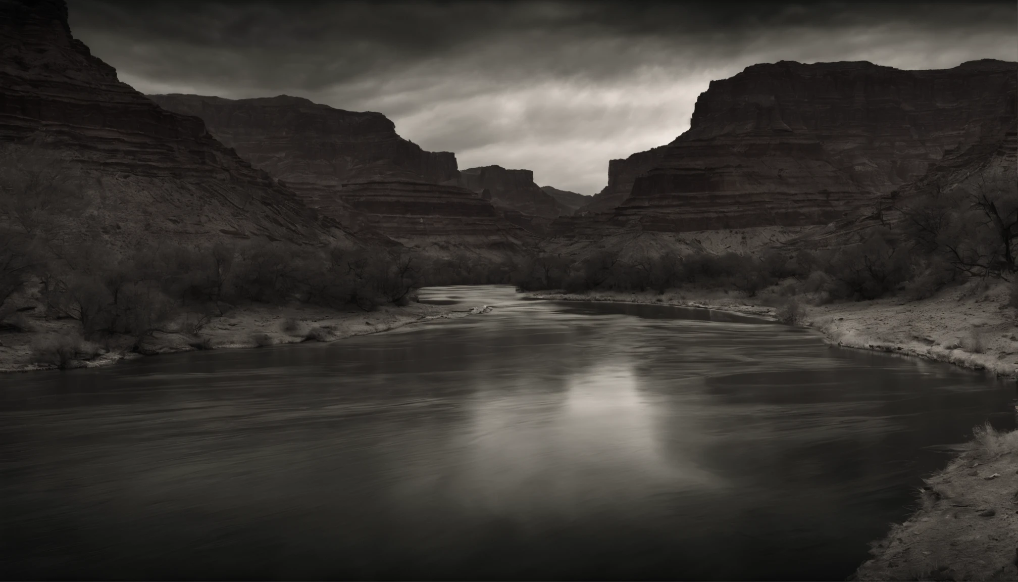 Colorado river being Gods love and the Grand Canyon being a wound in the heart, make this a image of a heart with a wound in it with a river of love flowing through it. Add details and a setting of a scene to compare.