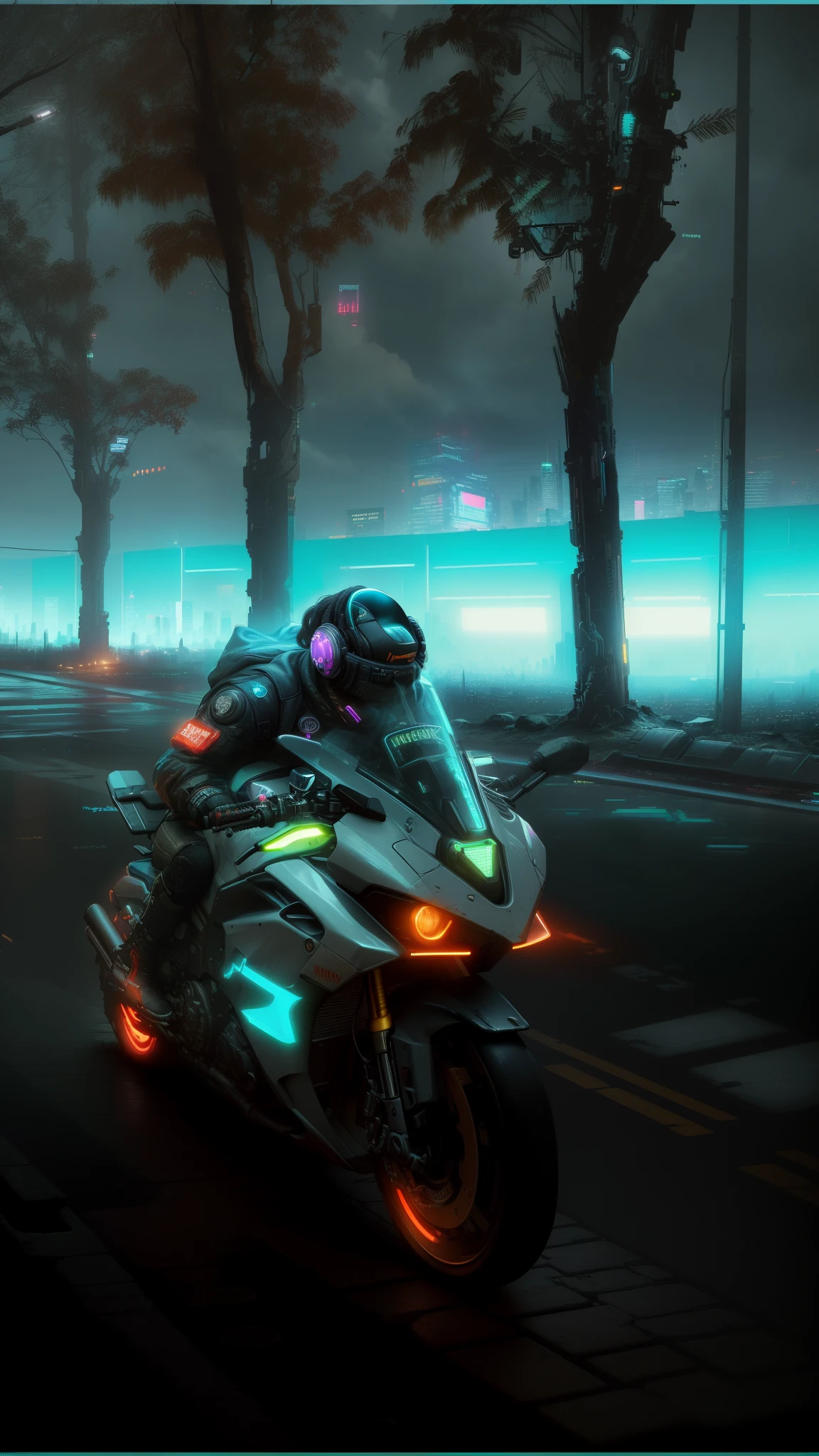 (( Cyberpunk)),(RAW, Best quality, high resolution, masterpiece: 1.3) ,(hiperrealisme:1.1),(detail:1.2)8k,check background, excellent lighting, brightness lighting,(bokeh)