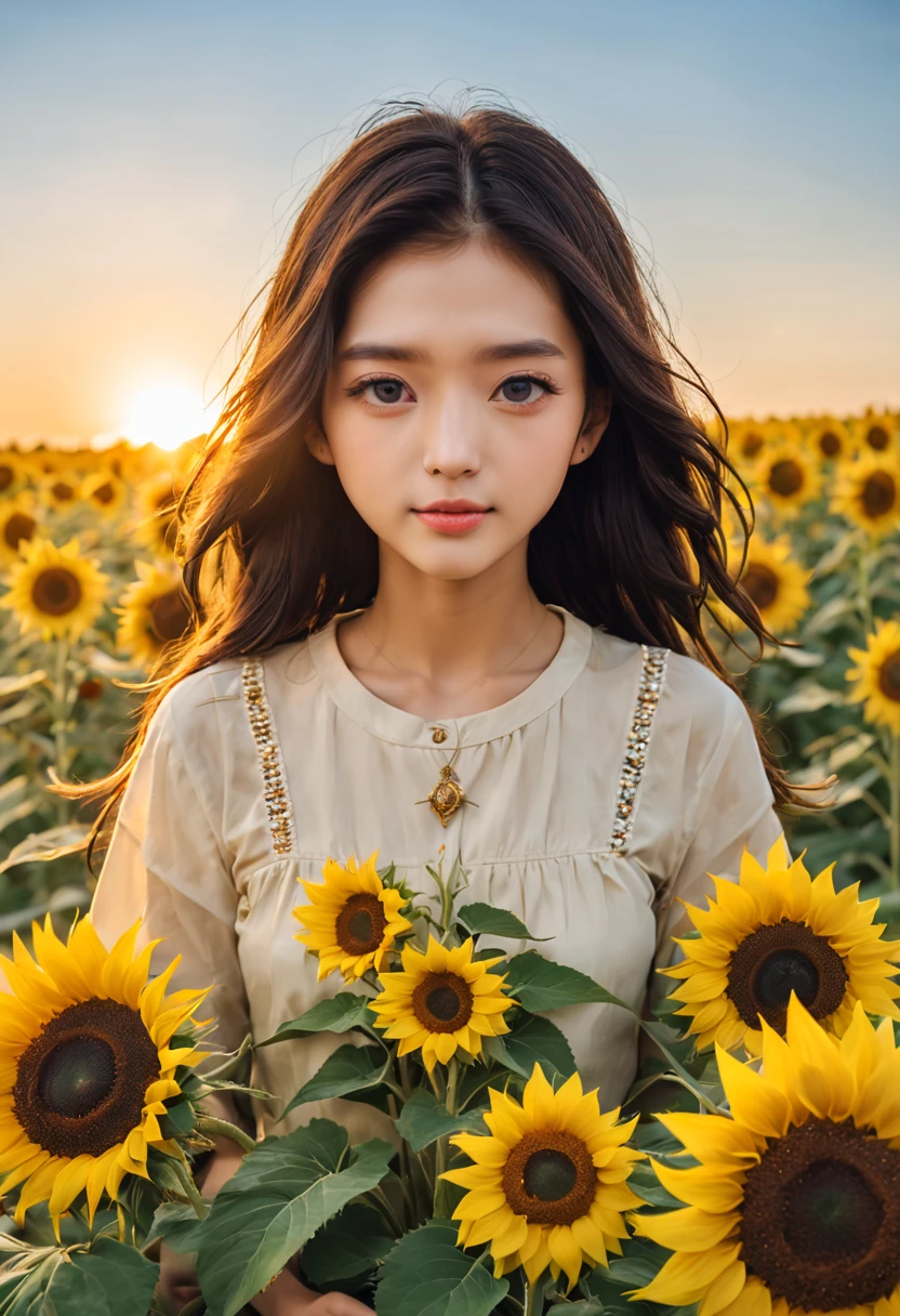 The flower language of sunflowers is too phototropic,people call it「」。Sunflowers are blessed by the sun god,In the ancient Inca Empire, it was a symbol of the sun god。Therefore, the flower language of sunflower is the sun。People who are born blessed by this flower,as bright as the sun、happy heart,and can never settle down,and accept a relationship seriously。