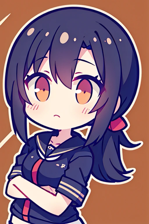 1 pony tail black hair, black hair , girl