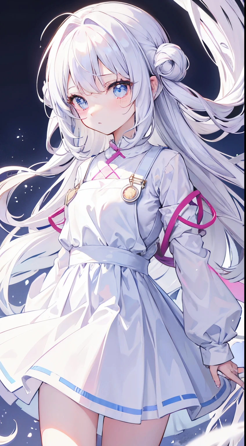 Glow: Light,Clothes with hair and pupils, and white colors,Sweet loli girl,Overall gloss
