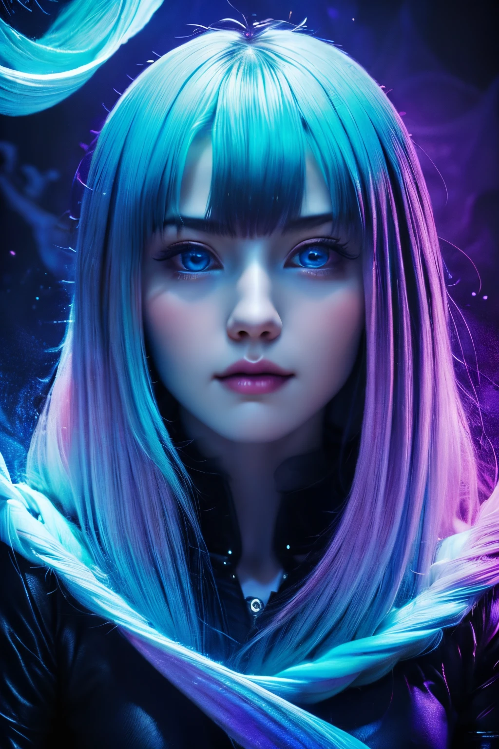 In a mysterious and enchanting realm, a murky fog envelopes the scene, as if concealing something profound. by alex1shved Amidst this fog, a figure emerges, a young girl with flowing silver hair and eyes that glimmer with an otherworldly luminescence. The image captures her delicate yet powerful presence, her ethereal beauty contrasting with the darkness that surrounds her. The misty atmosphere adds to the enigmatic and dreamlike quality of the artwork, giving it an almost surreal feel. The painting, skillfully executed, showcases intricate details and vibrant colors that bring the scene to life. It invites us to delve into the bewitching world of this anime, where memories are shrouded in layers of uncertainty, waiting to be unraveled. by alex1shved