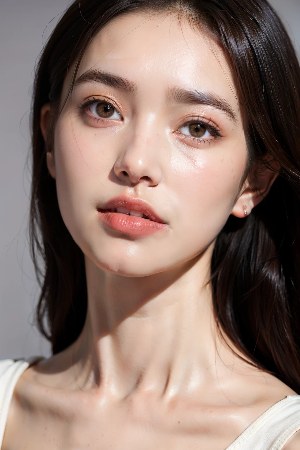 ((best quality)), ((masterpiece)), (detailed), perfect face, naked, sweaty, hot, cum, blowjob, more cum on face and body, , full body naked, HD