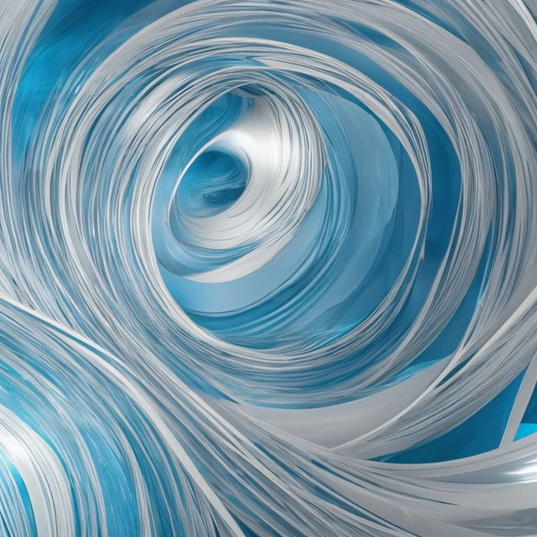 A close-up of a blue and white circular object with a white background, swirl, water core, fluid sim, unity engine, torrent, ripple, fluid, WebGL render, swirly, rounded logo, 2 5 6 x 2 5 6 pixels, CGI VFX, water element, 3 d logo, circular logo, logo without text, swirling ((SeaArt logo)) !Highest quality! Masterpiece! High-quality logo. 3D visualization. Unreal Engine. The highest quality, details, textures, materials, and clear forms (smooth glass, synthetic material, artificial stone, plastic, metal). Blue radiance from the depths of the forms, Seaart Logo!, 3D logo. One. Front camera, and Perspective.