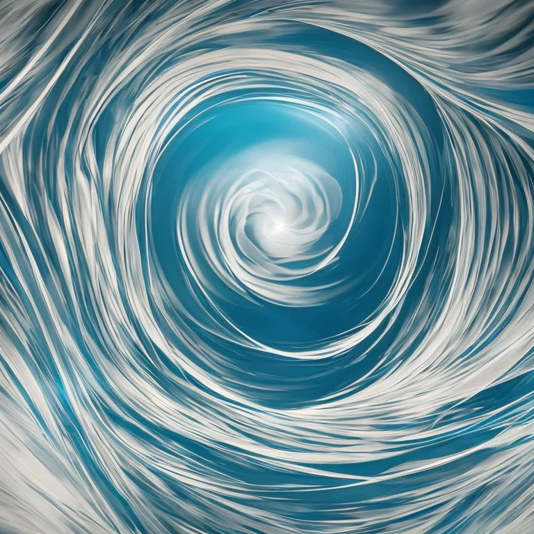 A close-up of a blue and white circular object with a white background, swirl, water core, fluid sim, unity engine, torrent, ripple, fluid, WebGL render, swirly, rounded logo, 2 5 6 x 2 5 6 pixels, CGI VFX, water element, 3 d logo, circular logo, logo without text, swirling ((SeaArt logo)) !Highest quality! Masterpiece! High-quality logo. 3D visualization. Unreal Engine. The highest quality, details, textures, materials, and clear forms (smooth glass, synthetic material, artificial stone, plastic, metal). Blue radiance from the depths of the forms, Seaart Logo!, 3D logo. One. Front camera, and Perspective.