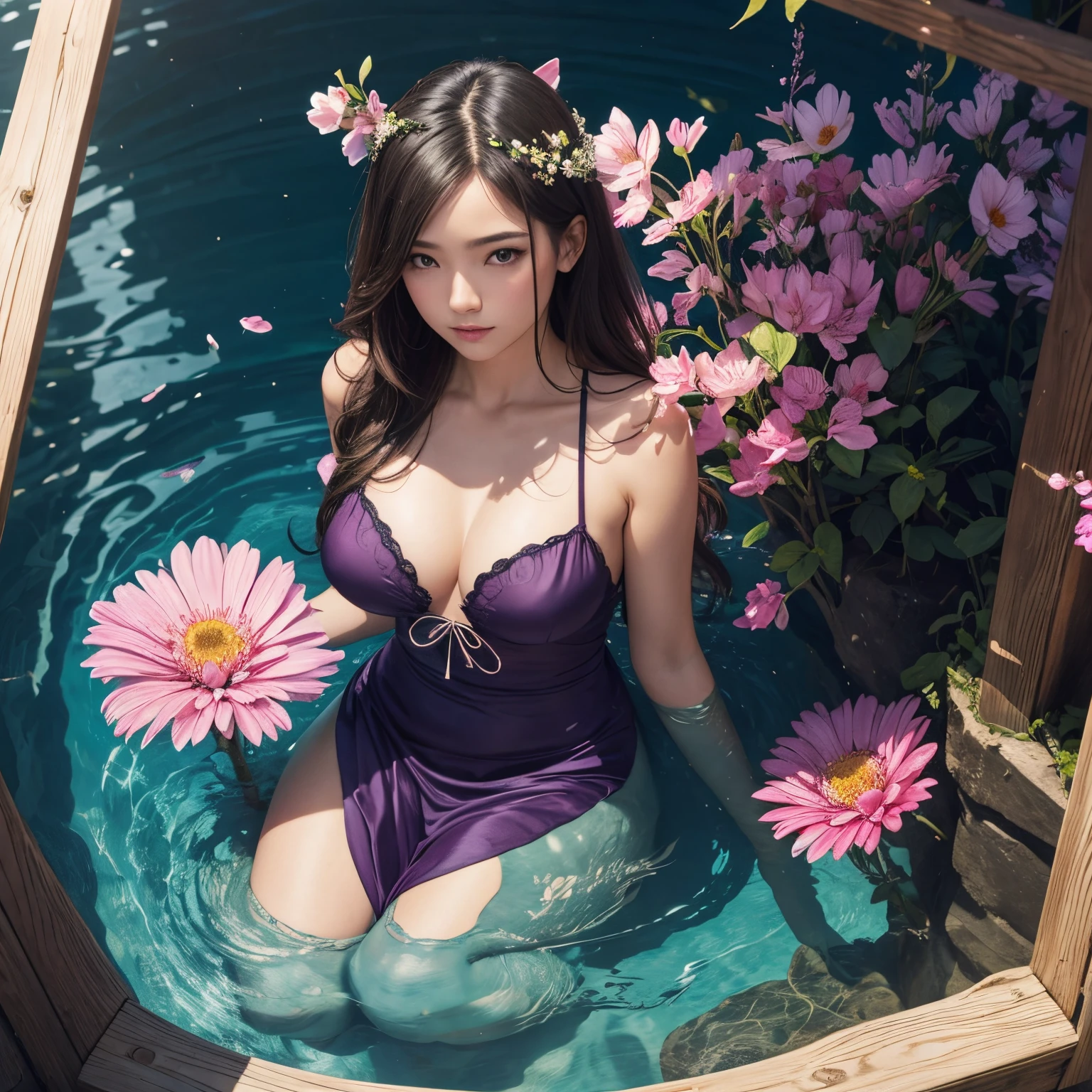 sea of flowers