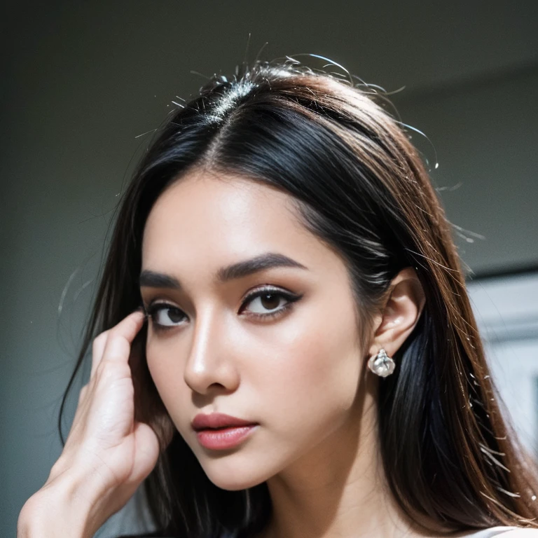 (8k, 4k, La mejor calidad, Altas Resoluciones, ultra-high-resolution:1.1), (Obra maestra, realista, fotorrealista:1.1), 1girl, cara, primer plano, colas gemelas, cabello rubio,((Pecho grande)), (caderas grandes y cuvy), (cintura estrecha ) (Mirando al espectador:2), Hombros sexys, Mejillas sonrojadas, Nikon Z9, Lente de 30 mm, sharp focused face, f/4, ISO 200, Obturador 1/, cinematiclight, Plano medio, .RAW ,Intrincadamente detallado, rewarded photography, Alta nitidez, facial-symmetry, Bokeh, Ultra detallado