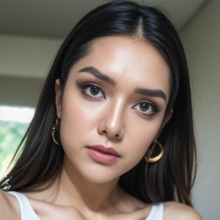 (8k, 4k, La mejor calidad, Altas Resoluciones, ultra-high-resolution:1.1), (Obra maestra, realista, fotorrealista:1.1), 1girl, cara, primer plano, colas gemelas, cabello rubio,((Pecho grande)), (caderas grandes y cuvy), (cintura estrecha ) (Mirando al espectador:2), Hombros sexys, Mejillas sonrojadas, Nikon Z9, Lente de 30 mm, sharp focused face, f/4, ISO 200, Obturador 1/, cinematiclight, Plano medio, .RAW ,Intrincadamente detallado, rewarded photography, Alta nitidez, facial-symmetry, Bokeh, Ultra detallado