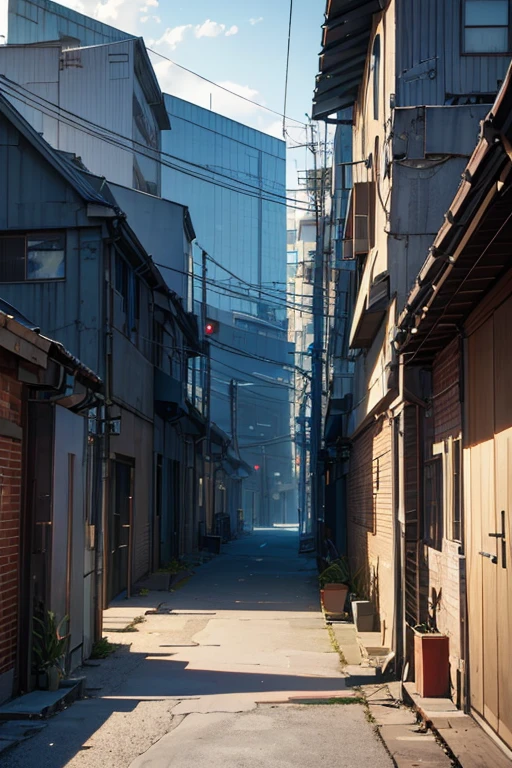 A building with many windows and lots of metal, industrial background, anime setting, industrial environment, factory with a nature backdrop, industrial surroundings, screenshot from a 2012 animated movie, screenshot from a TV anime series, opening scene, anime screenshot of Juro, anime style from Madhouse Studio, (best quality,4k,8k,highres,masterpiece:1.2), ultra-detailed, (realistic,photorealistic,photo-realistic:1.37), HDR, UHD, studio lighting, ultra-fine painting, sharp focus, physically-based rendering, extreme detail description, professional, vivid colors, bokeh.