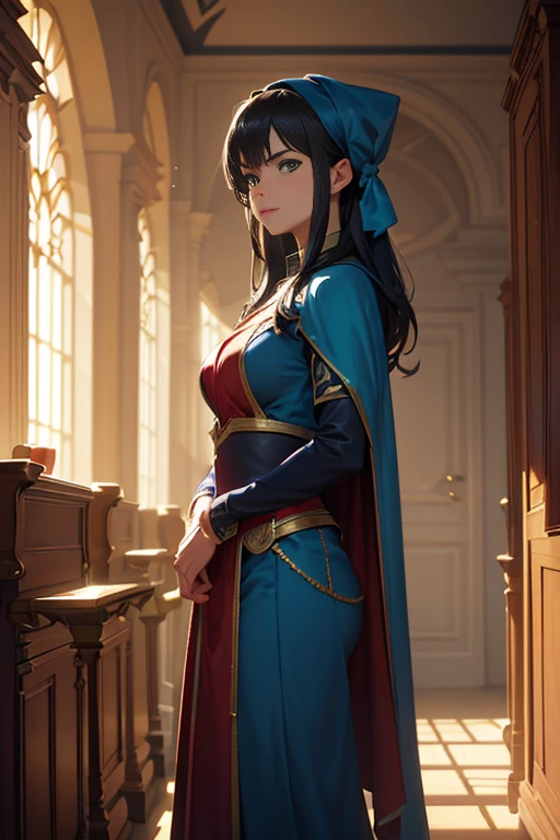 (a woman with a blue headband in a library, standing in front of a magical bookshelf, standing in front of an altar, outer space, a screenshot from an animated movie, wearing a blue cape, a screenshot from a 2012 animated movie, a panel from another world manga, a typical anime classroom, a still from a TV anime, an anime scene, still recommended today)
(best quality, 4k, 8k, highres, masterpiece:1.2), ultra-detailed, (realistic, photorealistic, photo-realistic:1.37), HDR, UHD, studio lighting, ultra-fine painting, sharp focus, physically-based rendering, extreme detail description, professional, vivid colors, bokeh, portrait, landscape, fantasy, anime, sci-fi, vibrant colors, warm tone, atmospheric lighting