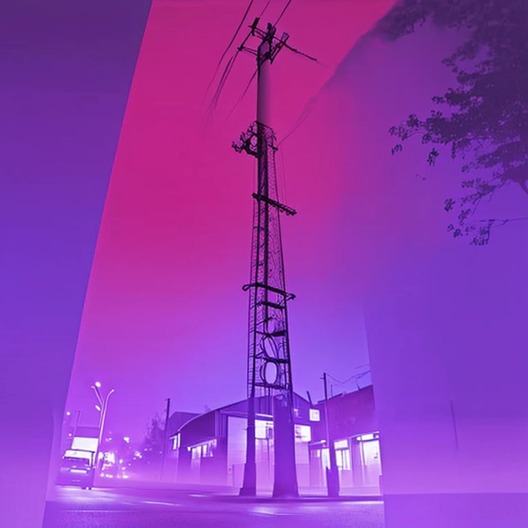 purple and red photograph of a street sign and a telephone pole, viewed from the side, album cover, album artwork, alternate album cover, fromme seele, from the front, new album cover, album art cover, far - mid shot, front, yum, jiyun chae, viewed from afar, seen from below, flume cover art, you