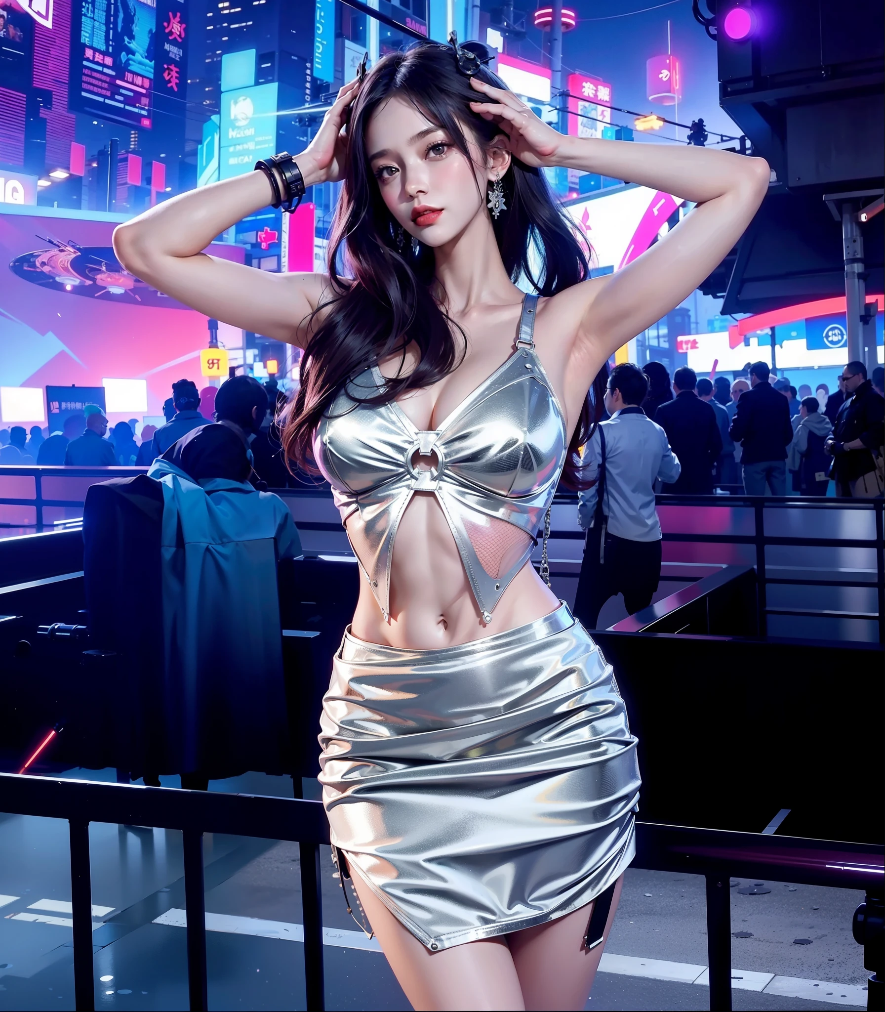 Realistic Rendering with Unreal Engine 5, Random Pause, (Behind the scenes of AV filming at the Motor Show venue:3.0)、Race Queen、Uniform with sponsor logo Red uniform、Earrings、 、Exquisite beauty、Beautiful Face, Tall and slender model, Huge , Oil,( length, Thin legs:1.5)、(((One-shoulder mesh metallic girls outfit with sponsor logo))),(((Dynamic pose))),(((Abdominal Peek))),(((Show under the chest ))),(((Yellow and white miniskirt lift with sponsor logo))),),(太ももまでのスポンサーロゴ入りRace Queenロングブーツ:4.0)Spread your legs、(太ももまでのRace Queenロングブーツ:4.0)、Spread your legs、Wet and shiny body, Colorful Hair, (((Brown skin beauty))), (Shooting with multiple cameras:2.5)、(Behind the scenes of AV filming at the Motor Show venue:3.0)、(二人の老人男性がRace Queenの胸を触る :5.0)、(Surrounded by a lot of old people:3.0)、、Laughter、(Breastfeeding through clothing:1.1),( Are standing:1.8)、 line、(Behind the scenes of AV filming at the Motor Show venue1.1),(masterpiece, 最high quality:1.3) (Surreal:1.35) (Realistic:1.45) (Skin with attention to detail) high quality, Browsing Caution, (複数のpenis, Surrounded, 二人の老人男性がRace Queenの隣にAre standing :2.0) (Bukkake, how:1.5), Japanese Girls, 24-years-old, Expressive eyes, Perfect Face, (fix makeup) (lipstick:1.1) (eyeliner:1.1) mascara, eye shadow, (Black Hair), , break slender, Large Breasts, (Nipples:1.0) (perfect Nipples:1.0), (Dark Skin:1.4), (Oiled and shiny body:1.3), Spread your legs, (太ももまでのRace Queenロングブーツ:4.0)、break (girl covered in how:1.5) (excess how:1.3), (Blowjob and handjob, A girl shakes an old man'penis:1.3),Behind the scenes of AV filming at the Motor Show venue.(二人の老人男性が女性の隣にAre standing :1.8), (Ejaculation into the body:1.7)、(Behind the scenes of AV filming at the Motor Show venue:3.0)