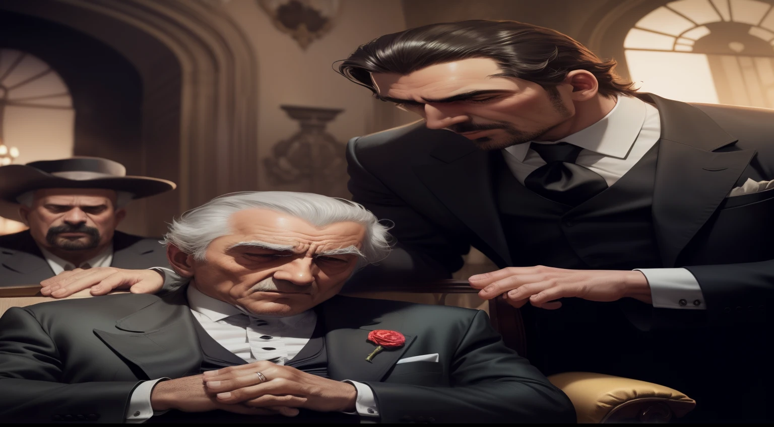 Godfather Mafia Meeting