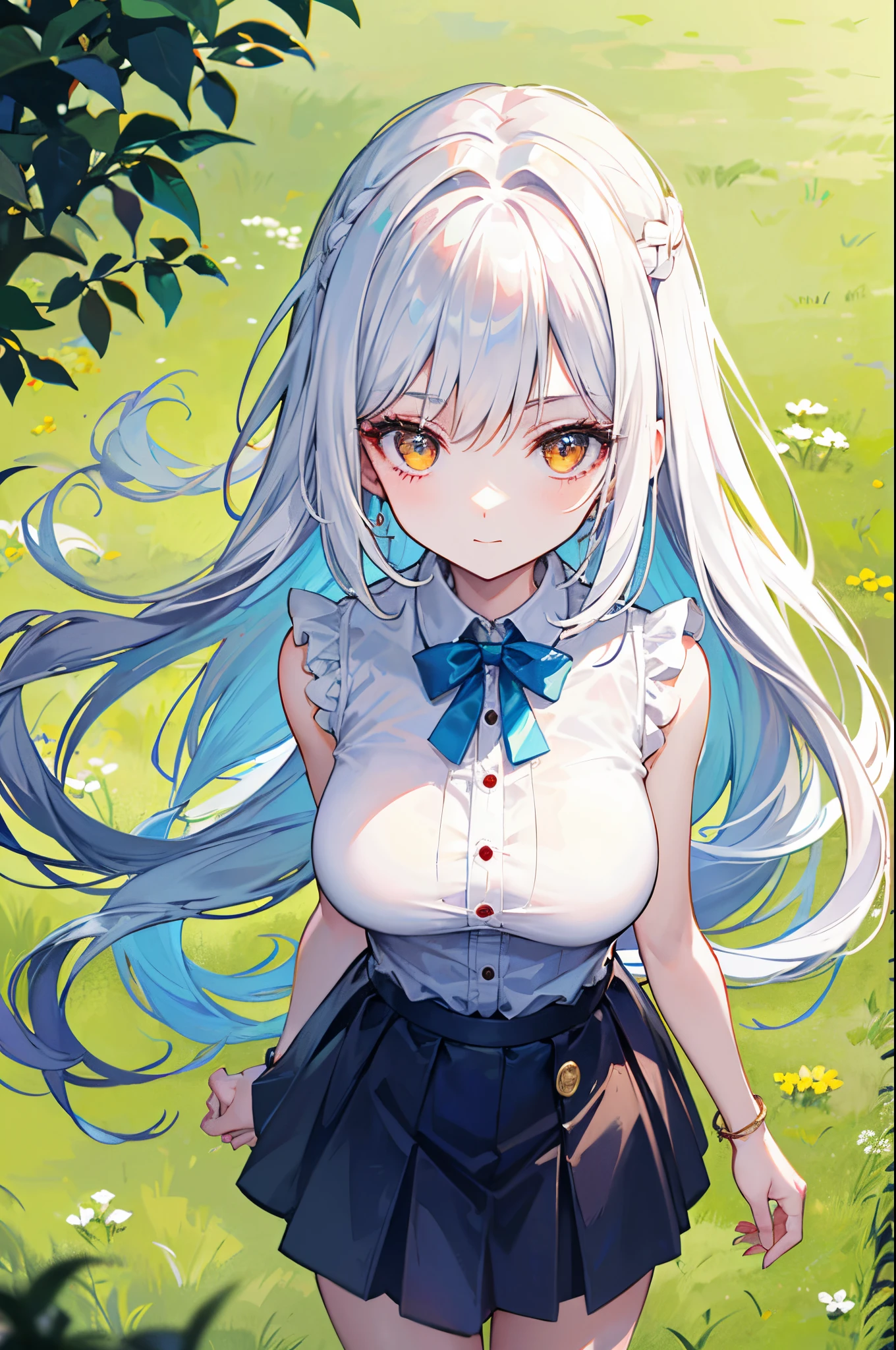 (best quality, masterpiece:1.2), ultra detailed, extremely detailed eyes and face, natural skin texture, detailed skin, natural lighting,
 chibi, 1 girl, -yeld, (c), silver hair, middle hair, straight hair, shiny hair, blue eyes, flat chest,
 dirndl, topless,
 BREAK (orgasm face, aroused, blush:1.2), BREAK (upper body:1.2), nsfw,