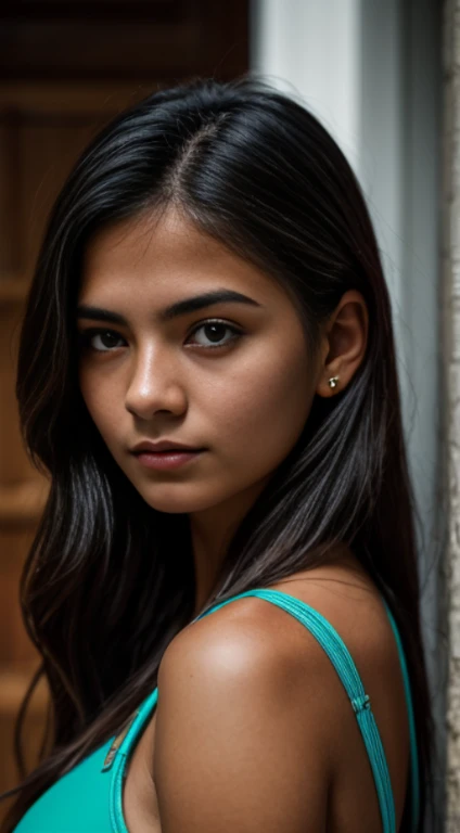 ,Foto de secuencia RAW, A photo of a 20-year-old teenager, Cara detallada, Fondos detallados de bajo desenfoque, Luces naturales, HDR, foto realista, foto profesional, Mirar al frente, look sexy, fotorrealista, Beautiful, 8k UHD, alta calidad, Film grain, Fujifilm XT3,