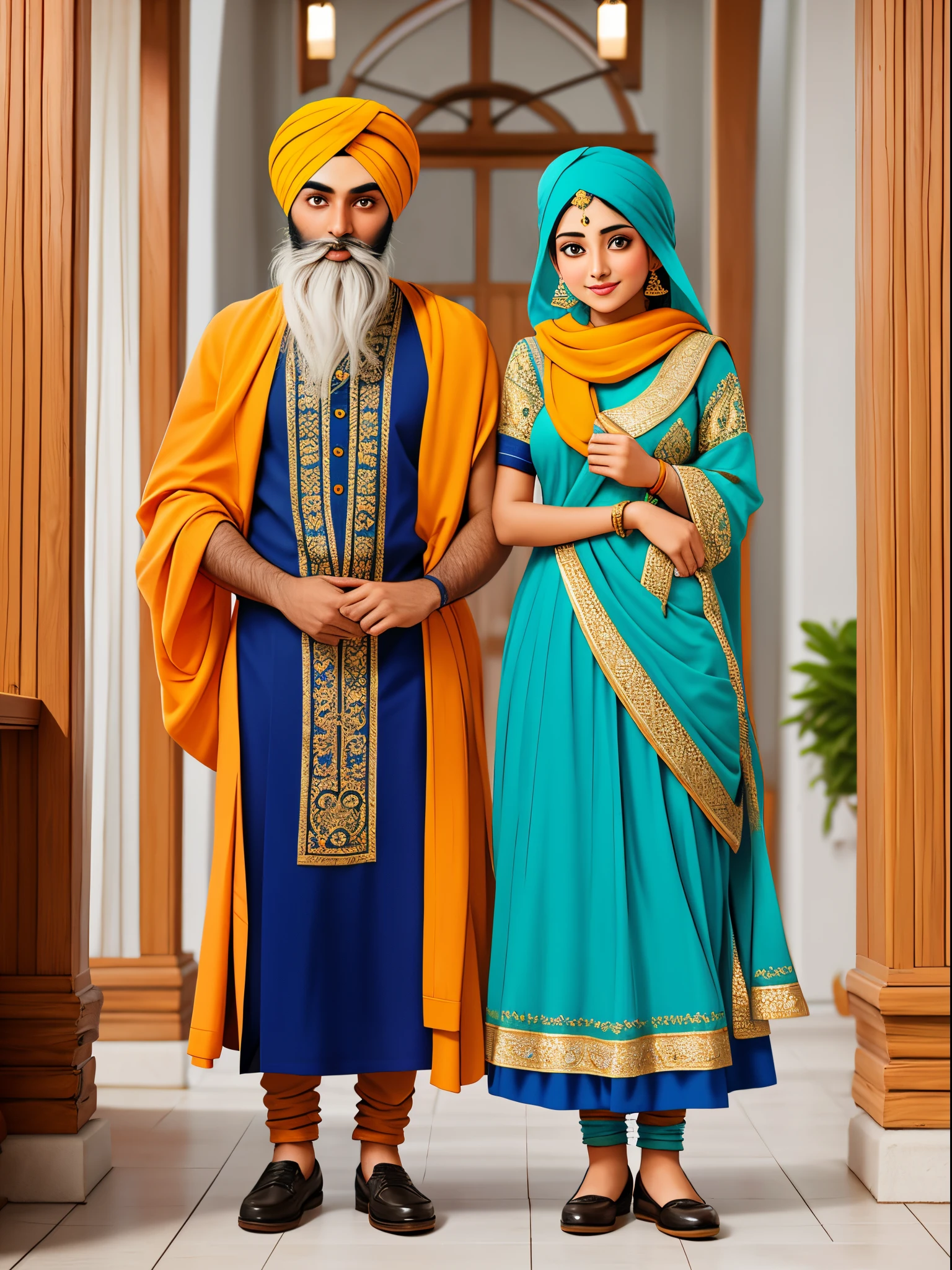 Sikh couple beautiful love