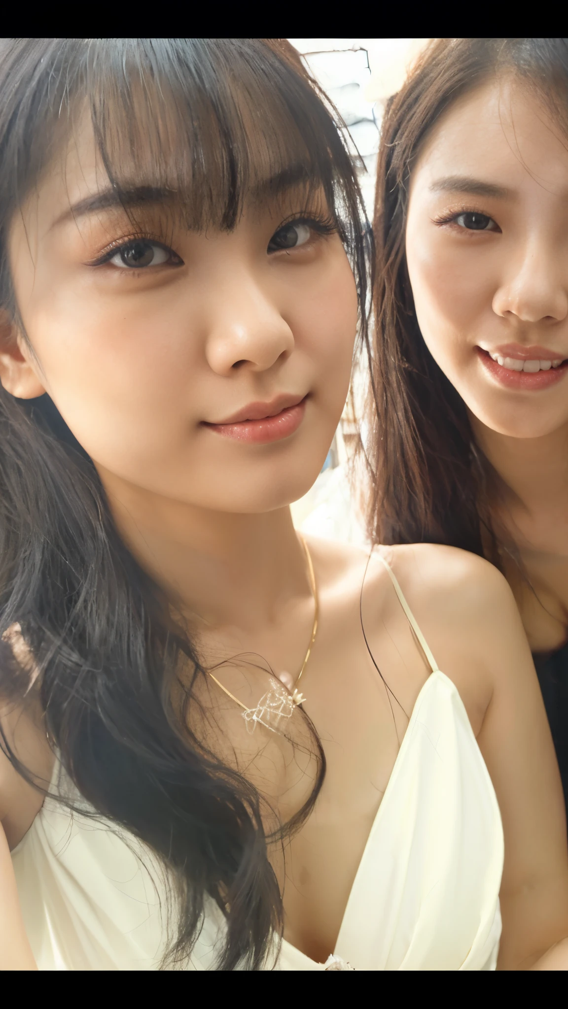 araffe asian woman in a bra top sitting on a bed, gorgeous young korean woman, korean girl, soft portrait shot 8 k, beautiful young korean woman, beautiful south korean woman, gorgeous chinese model, young cute wan asian face, sexy :8, sexy look at the camera, korean woman, chest up bust shot, sie boob, seductively looking in front