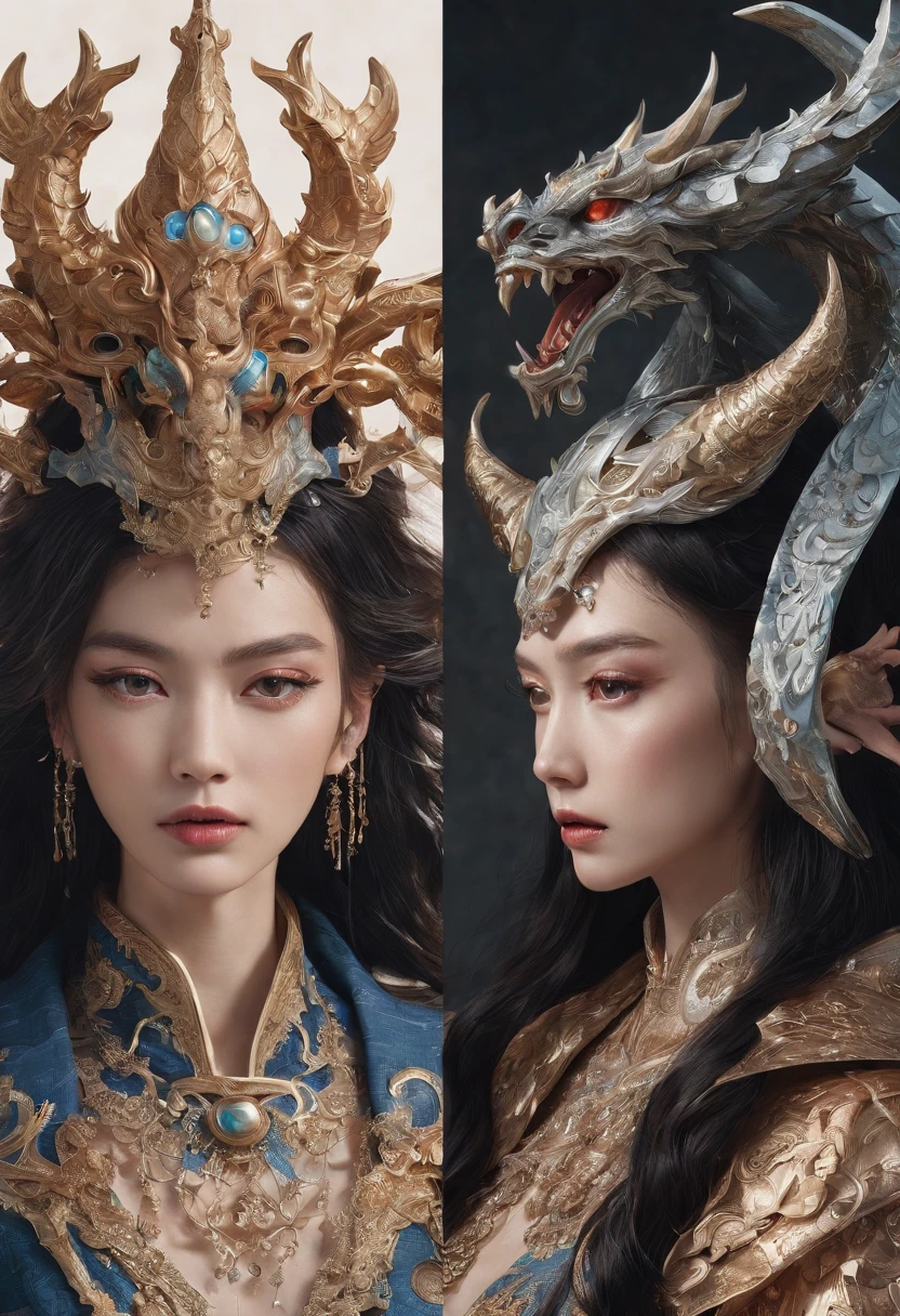 The cover of the book, two traveling god and demon, legend of the celestials style