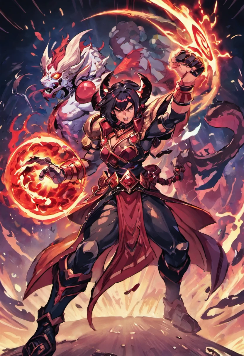 The cover of the book, two traveling god and demon, legend of the celestials style