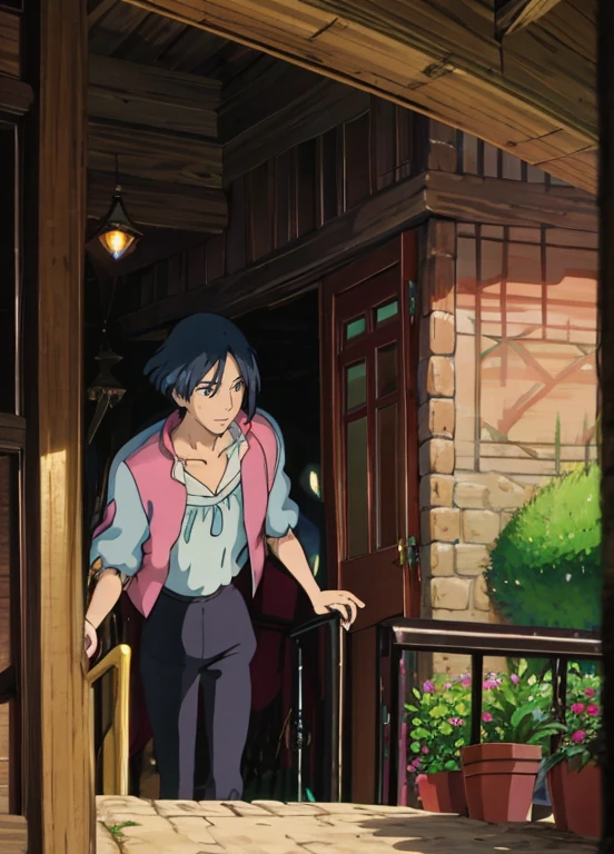 Howl's Moving Castle、Nick Wilde、narrow her eyes、Wild look、 leeway、male people、sorcerer、magical land