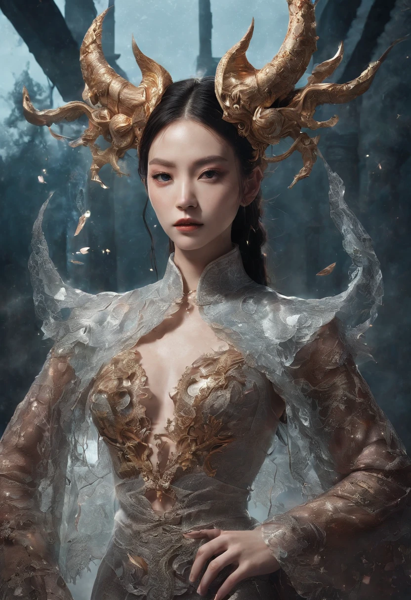 The cover of the book, two traveling god and demon, legend of the celestials style