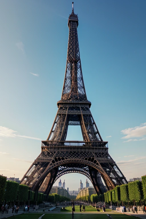 Eiffel tower, painting van ghog style
