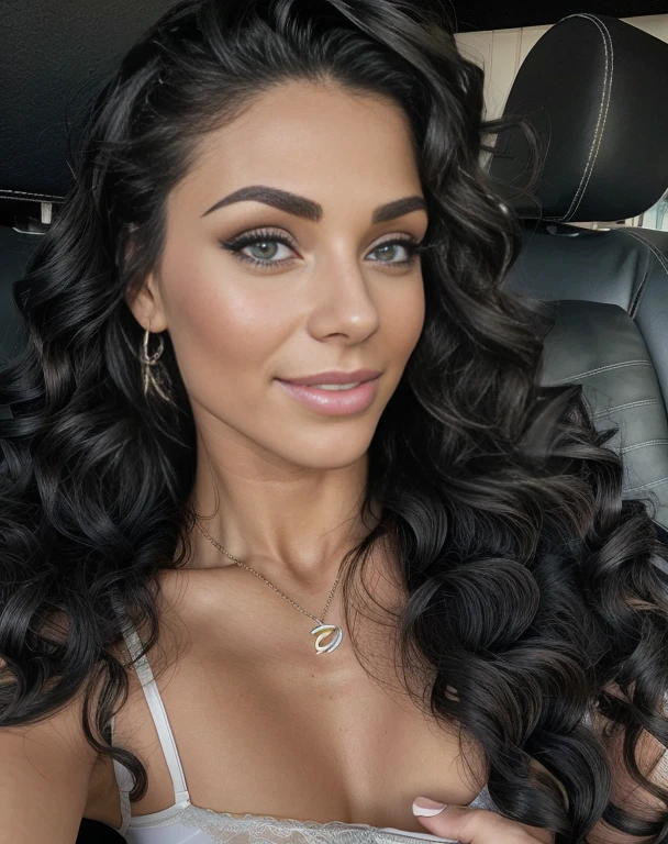 Young woman, Fit physique, fitness physique, wearing sexy black lingerie sitting on the couch with legs open, corps sexy, (8k), (Best quality), (Masterpiece:1.3), (Realstic), (photoreallistic:1.34), Ultra-detailed, [beautiful detailed  eyes], (sourire), (sourire), (beautiful nose detailed), [very long blonde hair], (haut court), lingerie noire, (superbes seins taille normale), (gros plan), profondeur de champ, full body view, sitting on sofa, legs spread, showing crotch, pieds en l'air