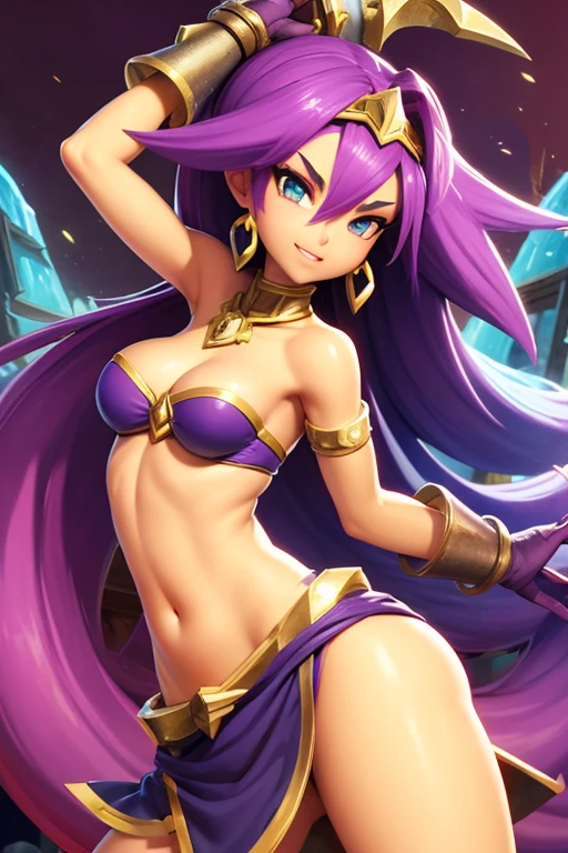 Shantae in world of warcraft with metal armor