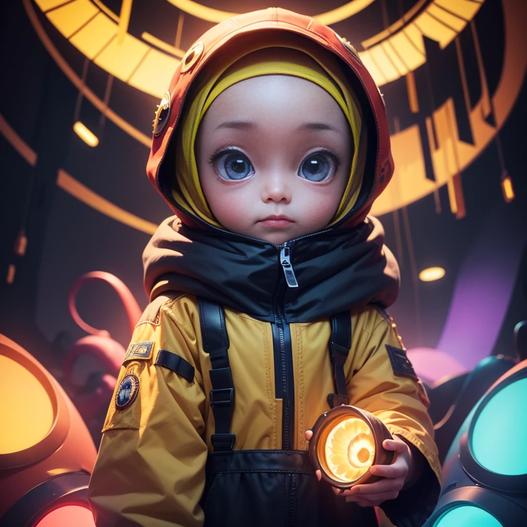 "Sunflower. in a pile of "E.T character" and "E.T character" canes, steven spielberg, cute colorful, digital painting, cute detailed digital art, hyper colorful, neon coloring, cute digital art, beeple colors, colorful hd picure, beeple and jeremiah ketner, glowing lights! digital painting, cute 3 d render"