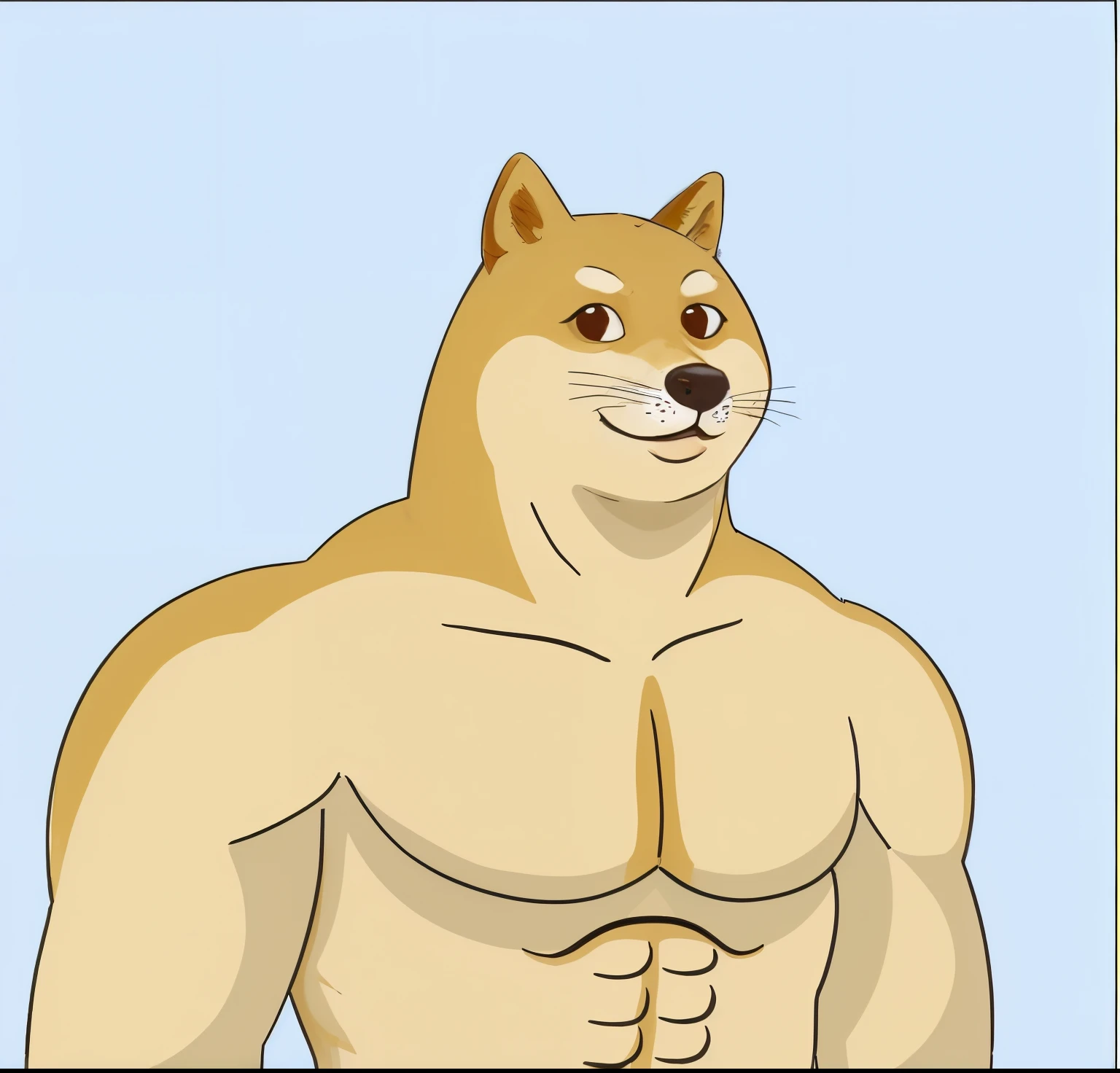 solo, canine, ((three headed shiba inu)), adult male, hairy, older male, detailed eyes, by dramamine, by disney, by pixar, by rembrandt, (identical:1.9), obese, gray background, nude, small flaccid penis, testicles, navel, speech bubbles:1.5, correct hands, ultradetailed, natural pose, ((angry, arguing, bickering, frowning, eye contact:1.1)), beard