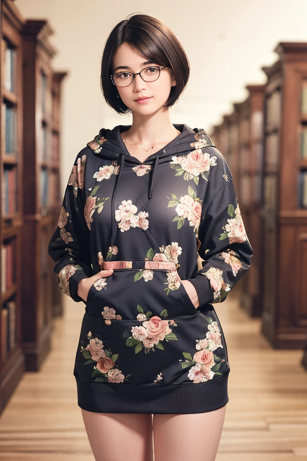 136
(a 20 yo woman,i&#39;i&#39;i&#39;i&#39;i&#39;i&#39;i&#39;I&#39;m in a dark library), (A hyper-realistic), (high-level image quality), ((beautiful hairstyle 46)), ((short-hair:1.46)), (Gentle smile), (breasted:1.46), (lipsticks), (wears glasses,wide,atlibrary), (florals), (wearing hoodies)