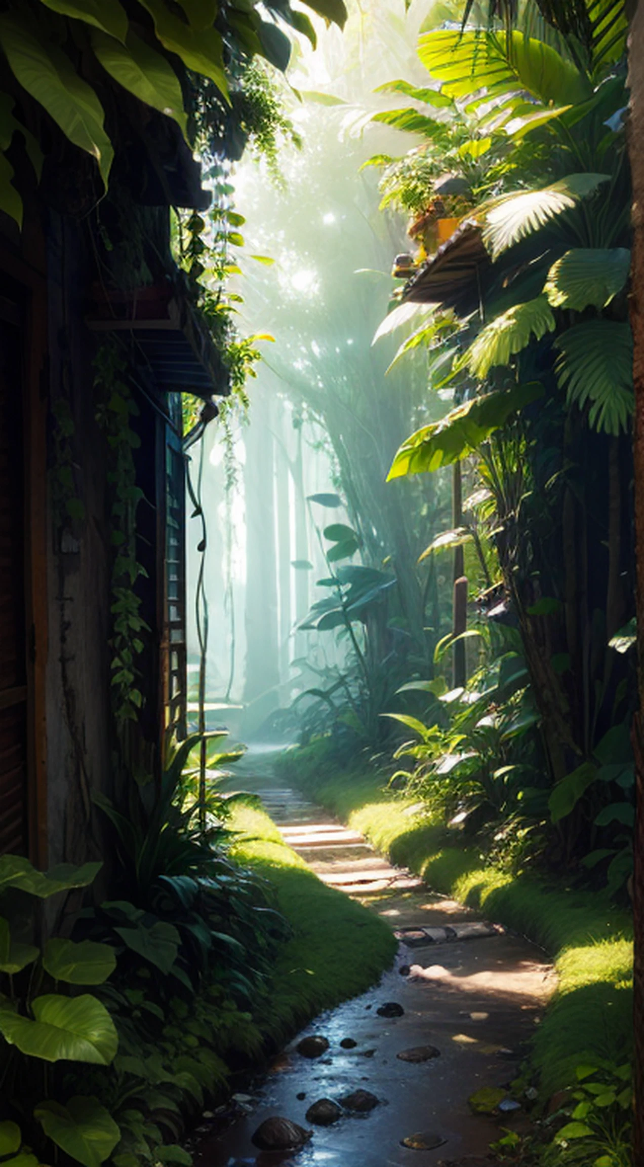 jungle, jungle background, tropical rainforest, background image, rainforest, amazon rainforest, background, masterpiece, best quality