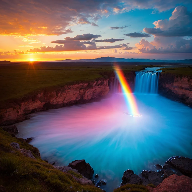 pillar of light descending from the sky、A woman assimilated with light、Seven colored light pouring down、beautiful fantastic scenery、Surrounded by light、surrounded by great love、heal heart wounds、Joy of life、Fantastical、The most beautiful scenery、spiritual、Love of the Universe、the soul returns to the light、Eternal Life、Rainbow of Seven Colors、Sacred rituals、shine、Born Again、Loved