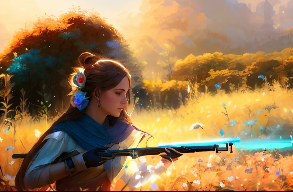 photograph of a woman with long hair and blue eyes in a field, anatomically correct drawn body, beautiful fantasy art portrait, fantasy art portrait, fantasy portrait art, beautiful fantasy portrait, fantasy portrait, gorgeous digital painting, beautiful digital painting, Detailed matte fantasy portrait, beautiful digital illustration, in the art style of bowater, Fantasy genre portrait, karol bak uhd, beautiful digital artwork