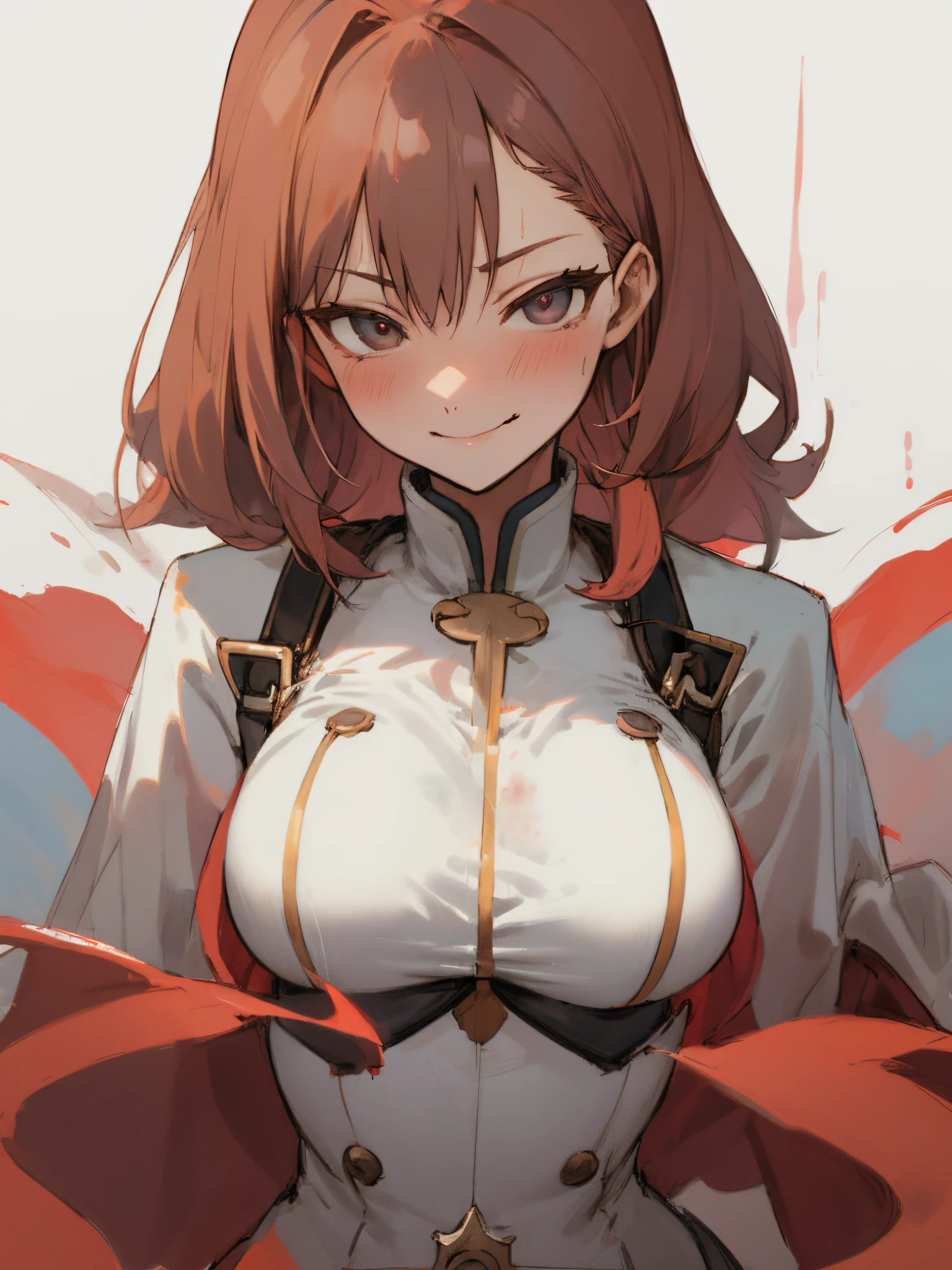 (masterpiece, best quality, high resolution), cowboy shot, 1girl, kokonoems, kokonoe mercury, kokonoe (blazblue), animal ears, cat ears, pince-nez, tail , cat tail, multiple tails, solo, navel, belt, pants, capri pants, red pants, red capri pants, (petite, small breasts, small boobs, loli), (child rearing hips, child-rearing hips, big hips, wide hips, wide-hipped, thicc thighs, thick thighs), small breasts with big hips, ????, seductive anime girl