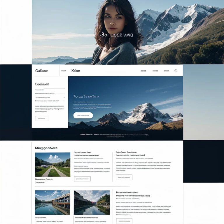 Simple and beautiful homepage design for my mobile application