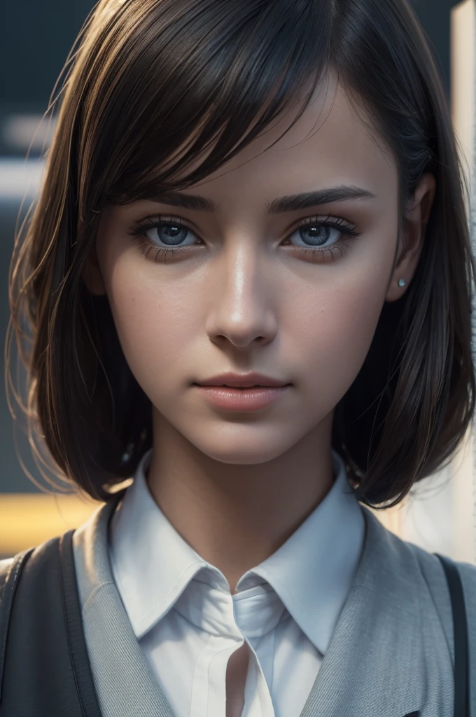 best quality,(RAW photo:1.2),(masterpiece:1.4),(photorealistic:1.4),(highres:1.4), 1girl, depth of field, flight attendant, intricately detailed,8k, extremely detailed, perfect lighting, epic background