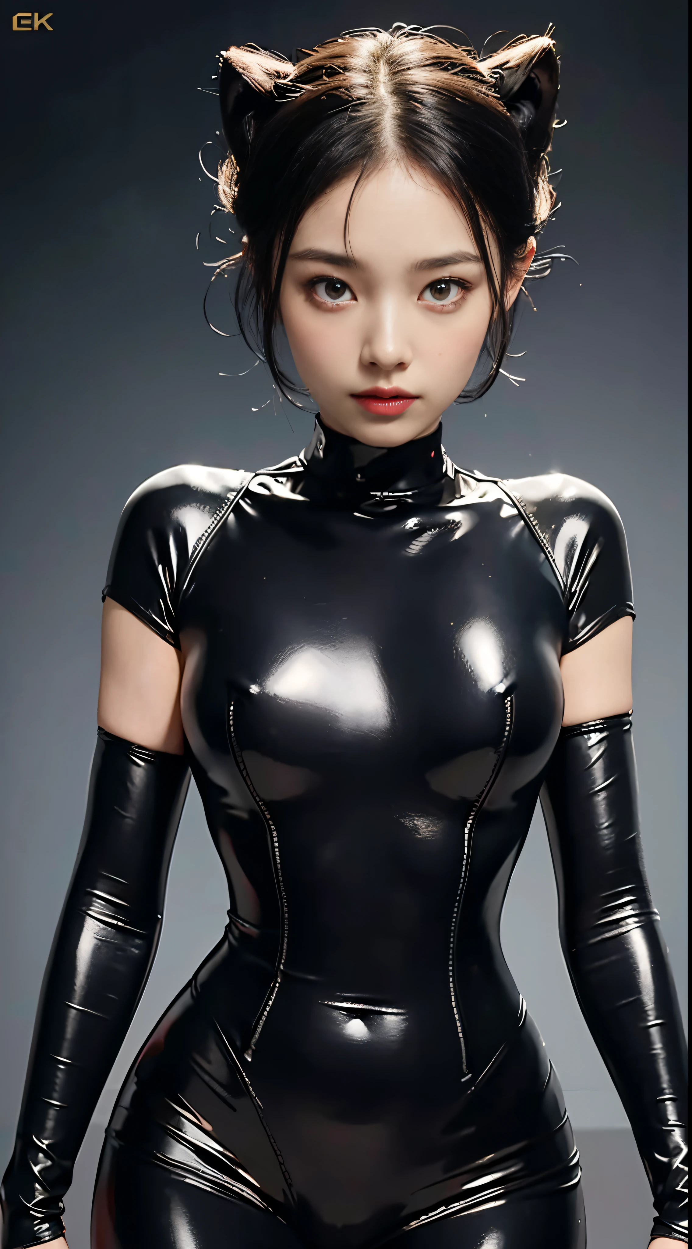 Nakid,slave,rubber,black corset,catsuit,collar,nsfw,((highest quality, 8k, masterpiece: 1.3)), crisp focus: 1.2, beautiful woman with perfect figure: 1.4, slender abs: 1.2, wet body: 1.5, highly detailed face and skin texture, detailed eyes, double eyelids, very short hair,