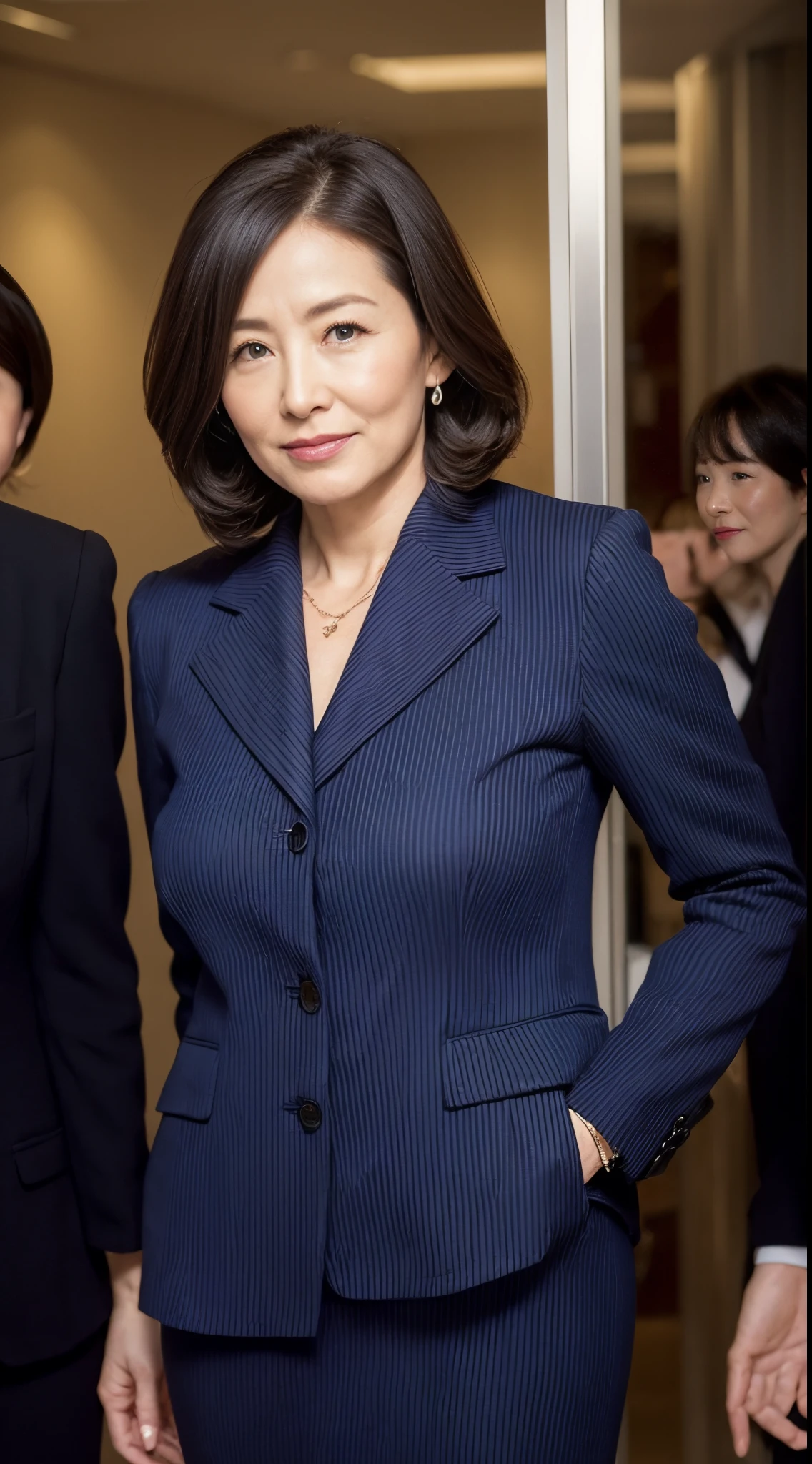 A MILF, 90 years old, Business suits, career mature woman, A sexy,