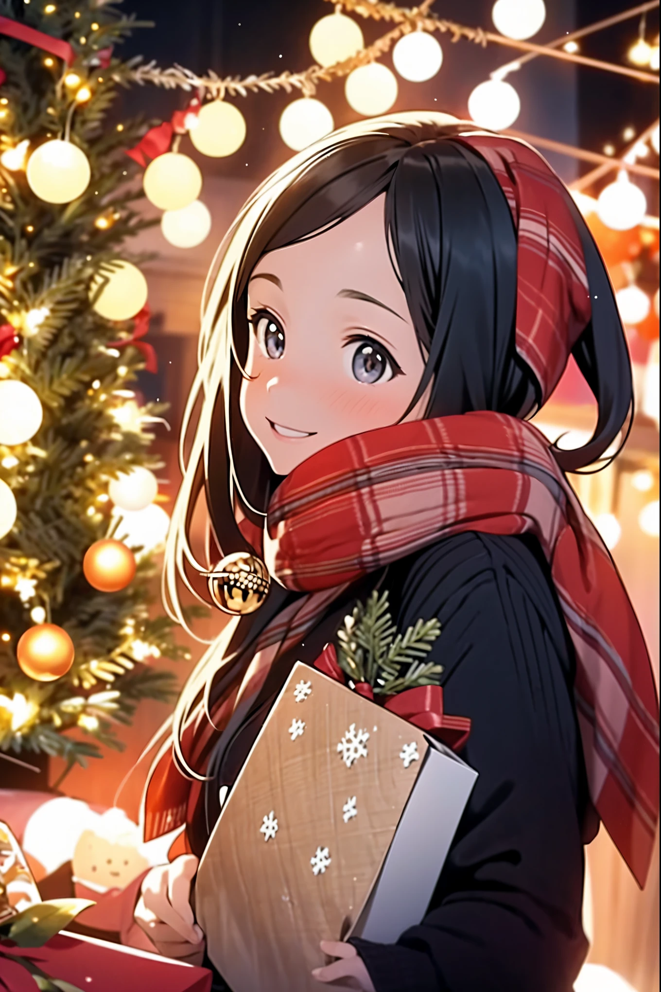 (best quality,4k,8k,highres,masterpiece:1.2),ultra-detailed,realistic,gifts,table,Christmas tree,decorations,wrapping ,bows,ribbon,presents,holiday spirit,vibrant colors,warm lighting,cozy atmosphere,toys,cards,candles,snowflakes,joyful,celebration,exquisite details,exciting surprises,shiny ornaments,sparkling tinsel,beautifully wrapped,excited children,anticipation,festive mood,magical ambiance,delightful moment,wonderful memories,family gathering,cheerful faces,Christmas magic,extravagant,abundance of presents,HDR,UHD,studio lighting,ultra-fine painting,sharp focus,physically-based rendering,professional,vivid colors,bokeh.