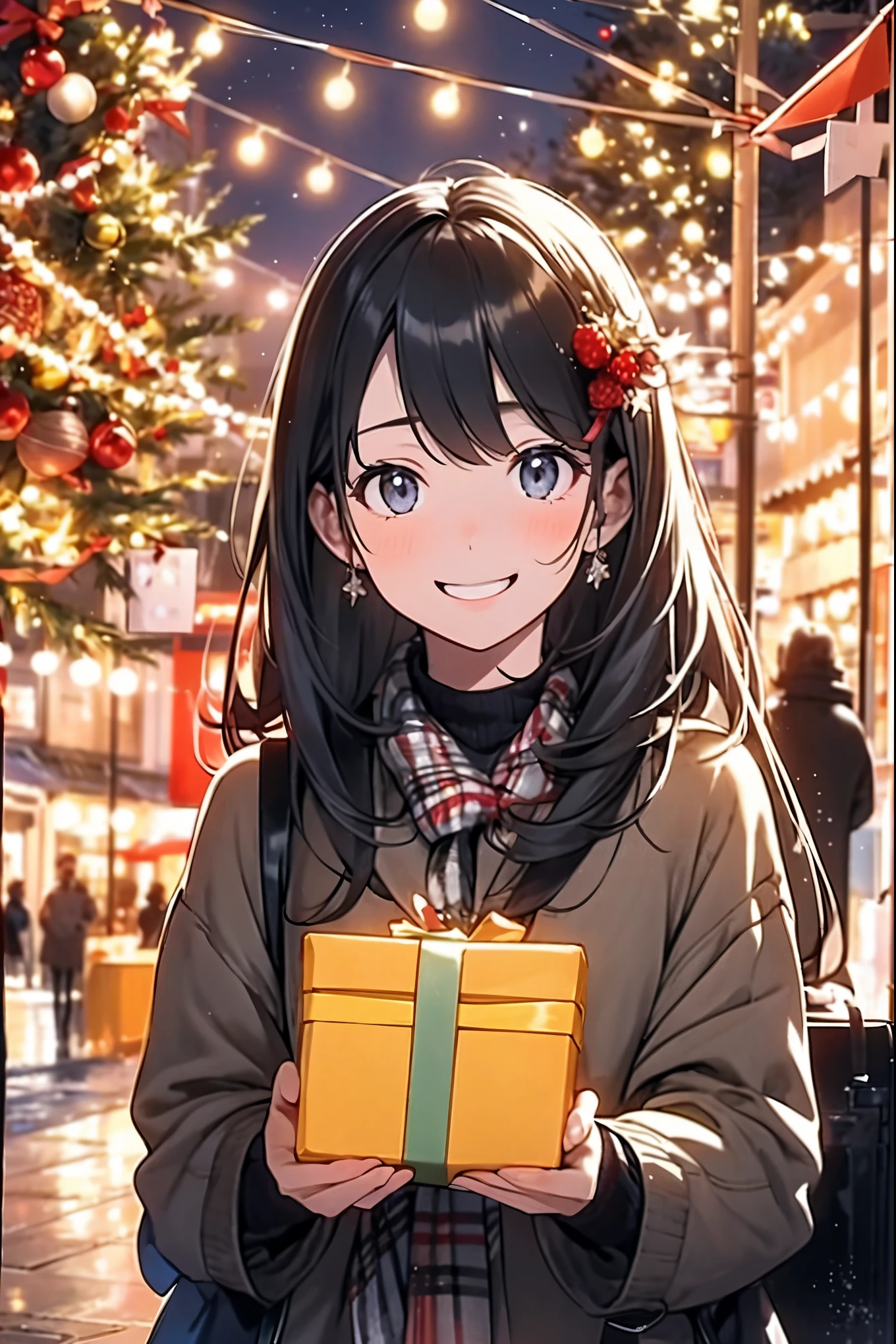 (best quality,4k,8k,highres,masterpiece:1.2),ultra-detailed,realistic,gifts,table,Christmas tree,decorations,wrapping ,bows,ribbon,presents,holiday spirit,vibrant colors,warm lighting,cozy atmosphere,toys,cards,candles,snowflakes,joyful,celebration,exquisite details,exciting surprises,shiny ornaments,sparkling tinsel,beautifully wrapped,excited children,anticipation,festive mood,magical ambiance,delightful moment,wonderful memories,family gathering,cheerful faces,Christmas magic,extravagant,abundance of presents,HDR,UHD,studio lighting,ultra-fine painting,sharp focus,physically-based rendering,professional,vivid colors,bokeh.