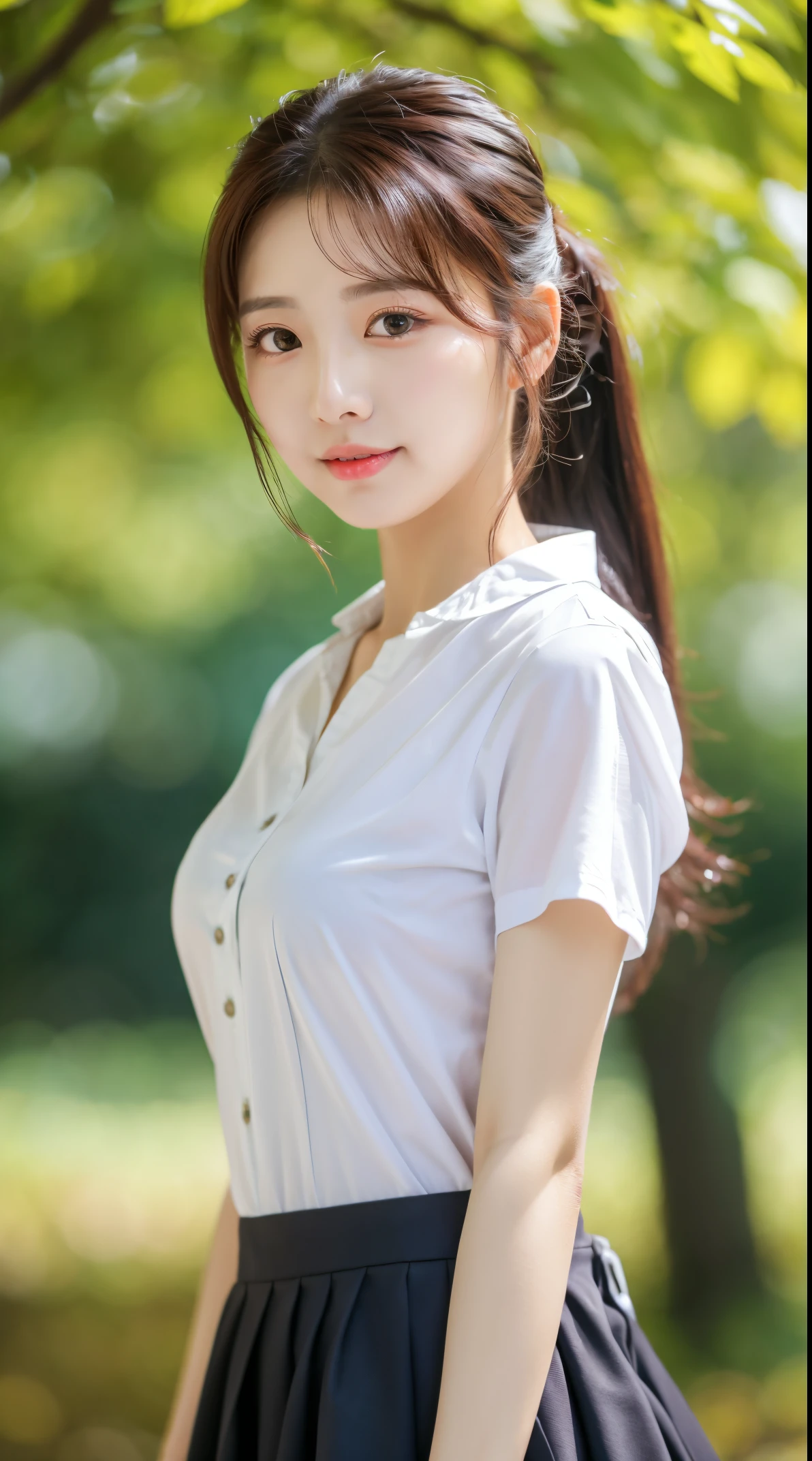 ulzzang-6500-v1.1, (Raw photo:1.2), (Photorealistic:1.4), Beautiful detailed girl, Very detailed eyes and face, Beautiful detailed eyes, Ridiculous, Incredibly ridiculous, Huge file size, Ultra detail, High Definition, Very detailed, Best quality, Masterpiece,, (Simple underwear)), Illustration, Very detailed, CG, Unification, 8k wallpaper, stunning, fine details, masterpiece, top quality, highly detailed cg uniform 8k wallpaper, light on face, movie lighting, 18 year old girl, (((without panties)), ((dynamic pose))), turning, lying down, on a rock in the forest, tears, white simple underwear, white blouse, dim, sunset, headband, earrings, anklet
