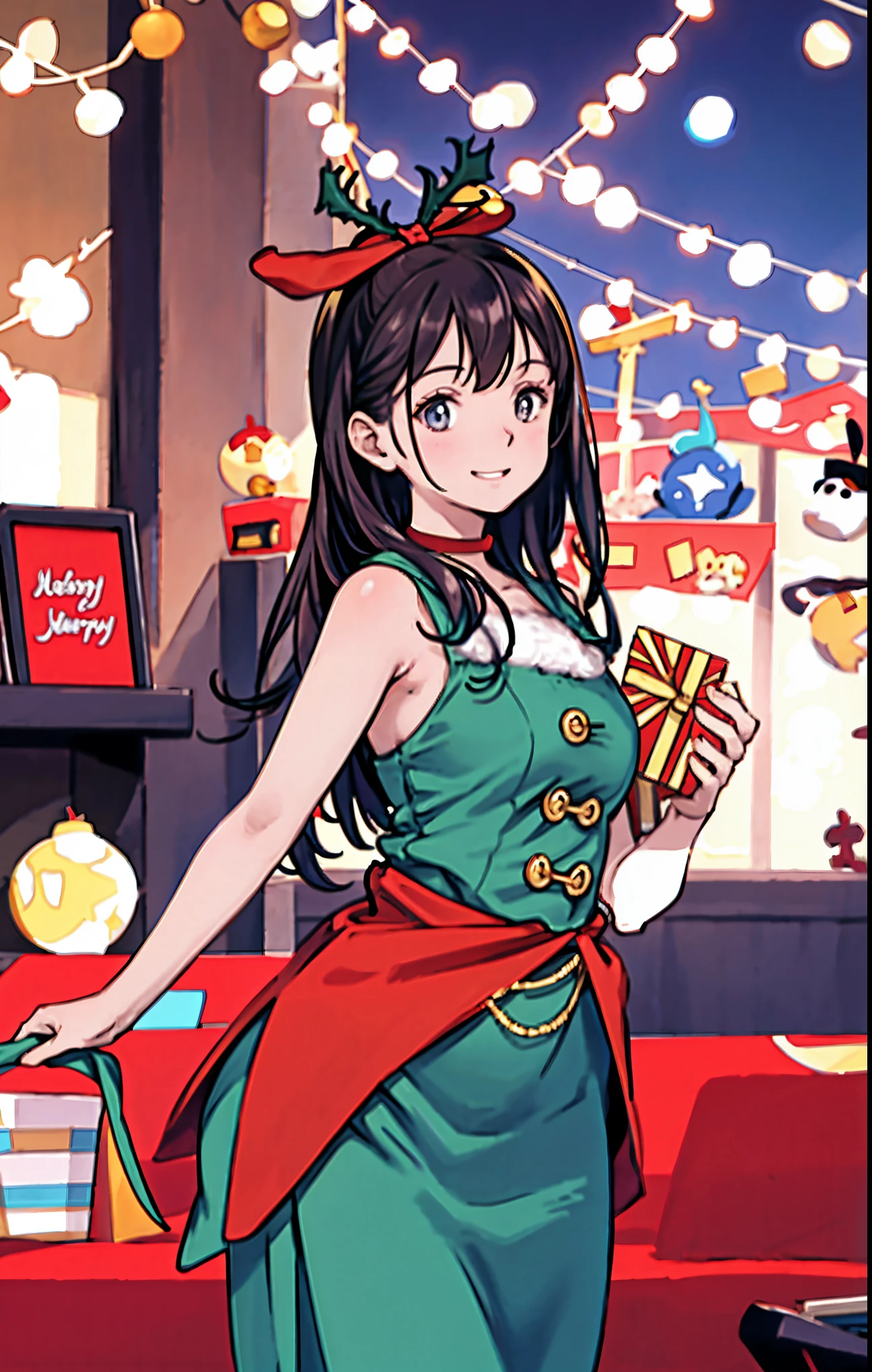 (best quality,4k,8k,highres,masterpiece:1.2),ultra-detailed,realistic,gifts,table,Christmas tree,decorations,wrapping ,bows,ribbon,presents,holiday spirit,vibrant colors,warm lighting,cozy atmosphere,toys,cards,candles,snowflakes,joyful,celebration,exquisite details,exciting surprises,shiny ornaments,sparkling tinsel,beautifully wrapped,excited children,anticipation,festive mood,magical ambiance,delightful moment,wonderful memories,family gathering,cheerful faces,Christmas magic,extravagant,abundance of presents,HDR,UHD,studio lighting,ultra-fine painting,sharp focus,physically-based rendering,professional,vivid colors,bokeh.