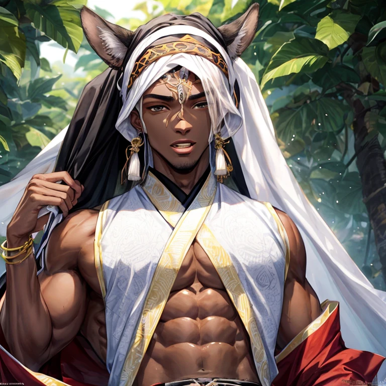 de um cara（Tall black African muscle man）Torturar uma mulher（Beleza branca em Hanfu），orgasmic face，The White Liquid Underneath