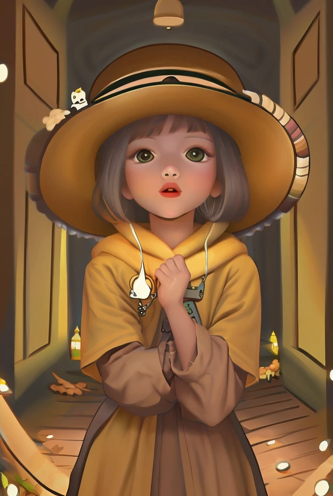 intergalactic, Locket, Planets, Stars, Cute illustration, kawaii art, Cute characters, Cute digital art, Painted in a capricious style, Children''s illustration, cute features, Illustration, Cozy tranquility, cute detailed digital art