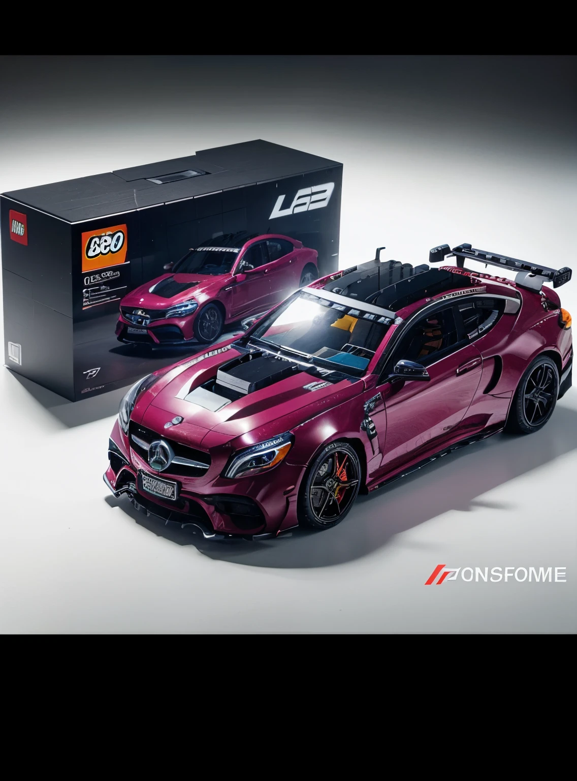 Transforme a Mercedes em lego