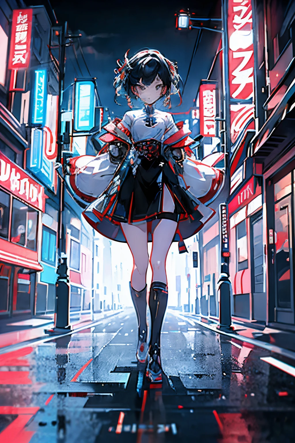 high res, 4k, 2.5d anime style